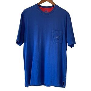Tommy Bahama Relax Men's Tee Shirt Pima Cotton Blue Crew Neck Ultra Soft  Size S